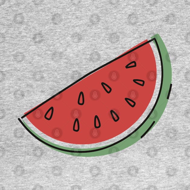 Fresh Slice Watermelon Lover Tee by Hepi Mande